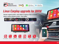Système stéréo BMW Car à double système de support de radio de voiture joystick carplay sans fil