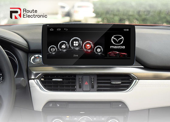 Stéréo de voiture de Mazda de 4G LTE, unité principale de Mazda 6 avec l'affichage d'affichage à cristaux liquides de HD