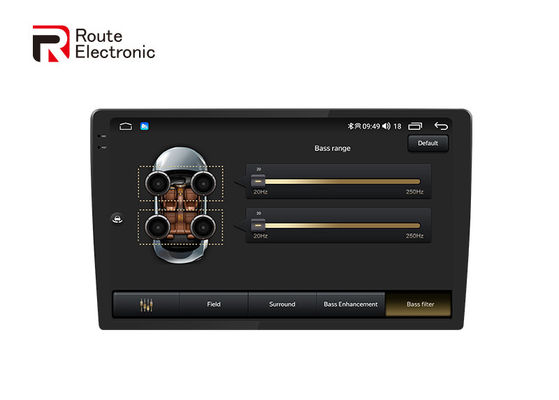 Navigation universelle de voiture de la stéréo 10.36inch Android 12 de voiture avec l'écran noir 2k 4G DSP