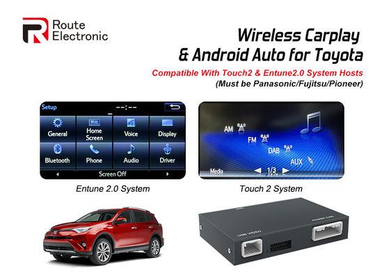 Boîte d'adaptateur Carplay sans fil en plusieurs langues pour Toyota Land Cruiser