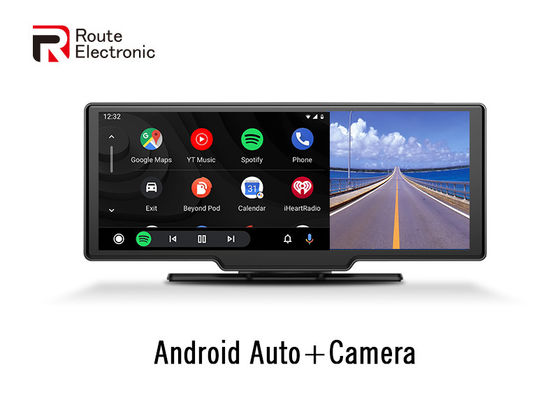 Double caméra Dash Cam DVR écran de 10,26 pouces avec Carplay sans fil