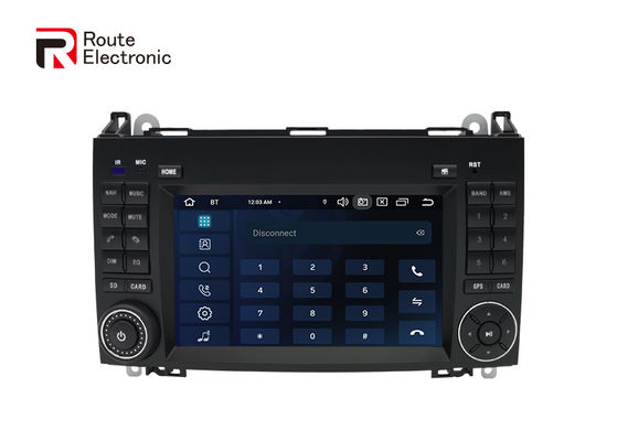 Double stéréo de voiture de vacarme de boutons physiques, autoradio d'Android 12 pour le benz B200