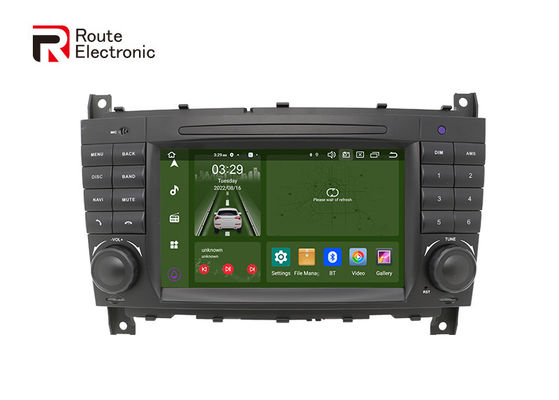 Audio 2 DIN de voiture d'OEM Android du benz W203 avec l'affichage à cristaux liquides 7" écran 1024×600