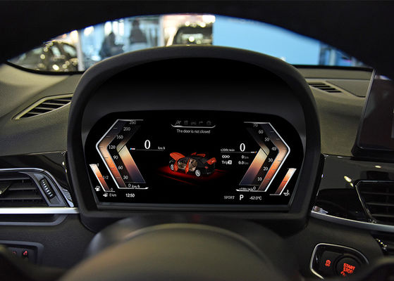 Compteur de vitesse de tableau de bord numérique de voiture BMW X1 12,3 pouces IPS 1920 × 720 Plug And Play