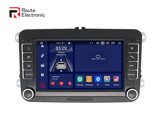 Autoradio Android VW Universal Octa Core 7 pouces avec boutons physiques de ventilateur de refroidissement