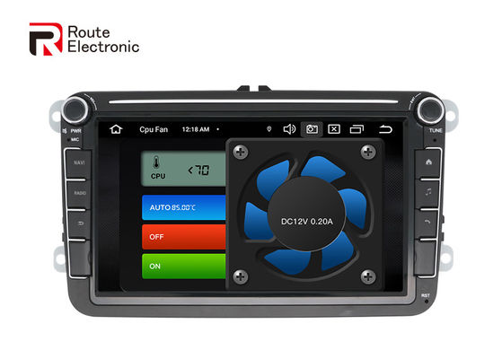 Autoradio d'OEM de multimédia 8 pouces avec le système de navigation physique de GPS de boutons