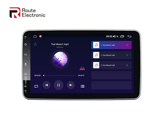 Autoradio rotatif de 10,1 pouces, lecteur multimédia automatique avec écran QLED 1280×720