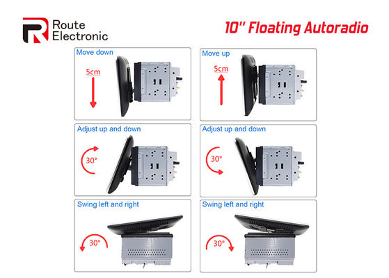 Stéréo de voiture de vacarme de 8 noyaux 2, 10,1" autoradio universel de DSP rotatif