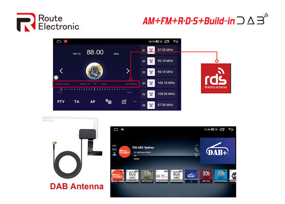 Stéréo de voiture de vacarme de 8 noyaux 2, 10,1" autoradio universel de DSP rotatif