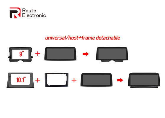 Stéréo universel capacitif de voiture d'écran tactile, autoradio de 4G DSP Bluetooth Android 12