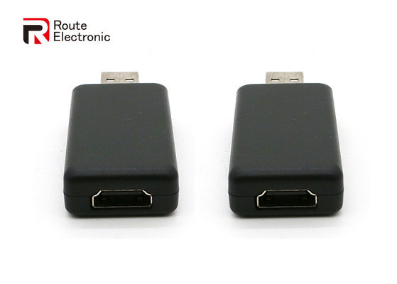 Accessoires électroniques des véhicules à moteur noirs, prise et jeu visuels d'adaptateur de sortie de HDMI