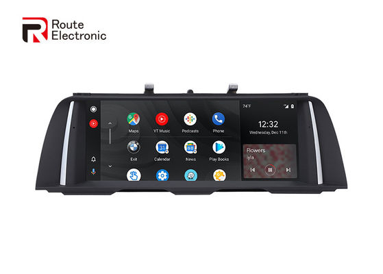 Stéréo de voiture Linux Pour BMW F10 2010-2016 CIC NBT Système de support de jeu de voiture sans fil et Android Auto