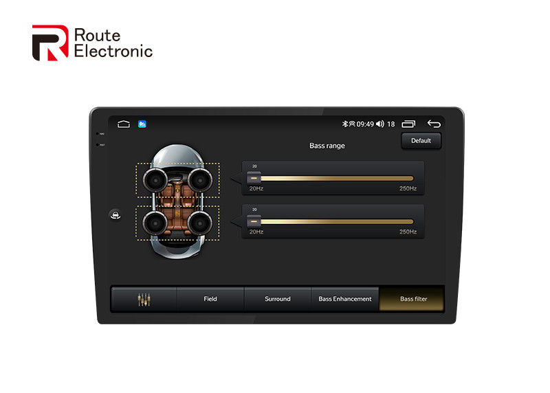 Autoradio universel 9.5 pouces Android 8core 8 + 128G autoradio avec Wifi Bluetooth 4G DSP sans fil Carplay