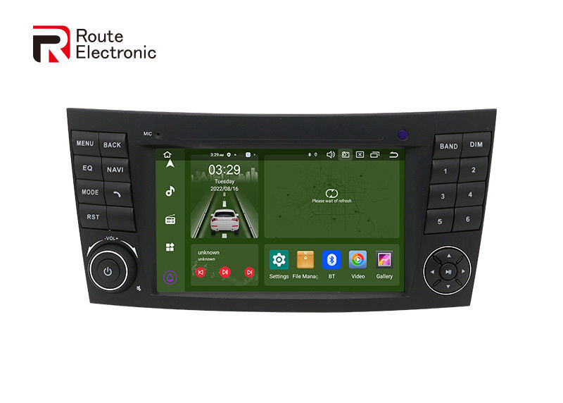 Autoradio d'OEM de 7 pouces, Benz W211 adapté par radio d'Android de noyau d'Octa