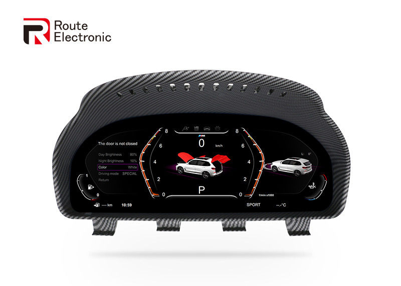 12. Cluster de tableau de bord numérique de voiture de 3 pouces 1 Go de RAM 4 Go de ROM prend en charge plusieurs langues