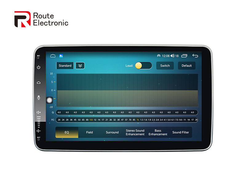 Stéréo de voiture de vacarme de 8 noyaux 2, 10,1" autoradio universel de DSP rotatif
